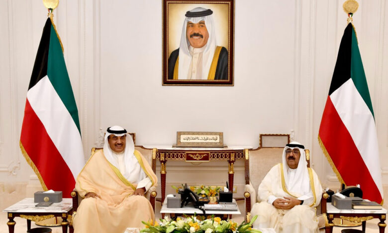 سمو ولي العهد يستقبل سمو الشيخ صباح الخالد - كويت نيوز